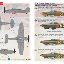 Hurricane Aces of the MTO and Africa Part 3 48-227 Scale 1/48