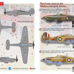 Hurricane Aces of the MTO and Africa Part-1/ 48-225 Scale 1/48