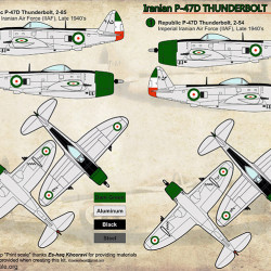 Iranian P-47D Thunderbolt 48-133 Scale 1/48