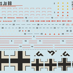 Ju 88 Kampfgeschwader on the Western Front 72-494 Scale 1/72