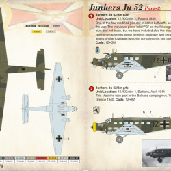 Junkers Ju 52 Part II 72-248 Scale 1/72