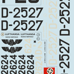 Junkers Ju-52 civic versions Part-1 72-277 Scale 1/72