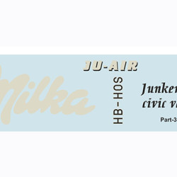 Junkers Ju-52 civic versions Part-3 72-279 Scale 1/72