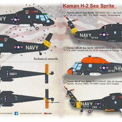 Kaman Sea Sprite H-2 72-488 Scale 1/72