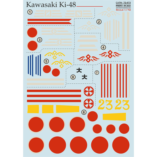 Kawasaki Ki-48 72-473 Scale 1/72