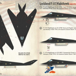 Lockheed F-117 Nighthawk 72-223 Scale 1/72