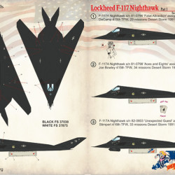 Lockheed F-117 Nighthawk part-1 48-111 Scale 1/48