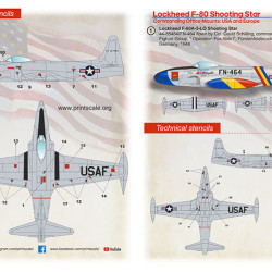 Lockheed F-80 Shooting Star. Part 2 48-229 Scale 1/48