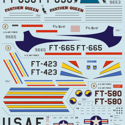 Lockheed F-80. USA & Europe Part 2 72-448 Scale 1/72