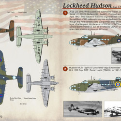 Lockheed Hudson 72-186 Scale 1/72