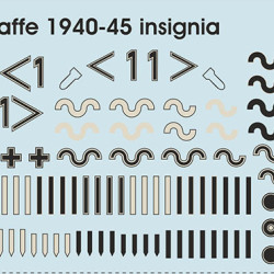 Luftwaffe 1940-45 insignia. Winkel. 72-486 Scale 1/72