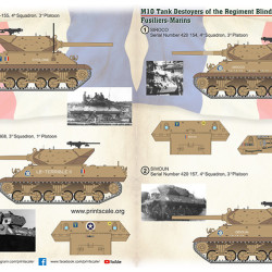 M10 Tank Destroyer of the Regiment Blinde de Fusiliers-Marines 35-005 Scale 1/35