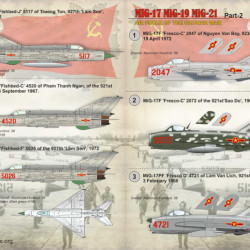 MIG Air force of the Vietnam war Part-2 48-089 Scale 1/48