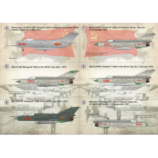 MIG Air force of the Vietnam war Part-2 48-089 Scale 1/48