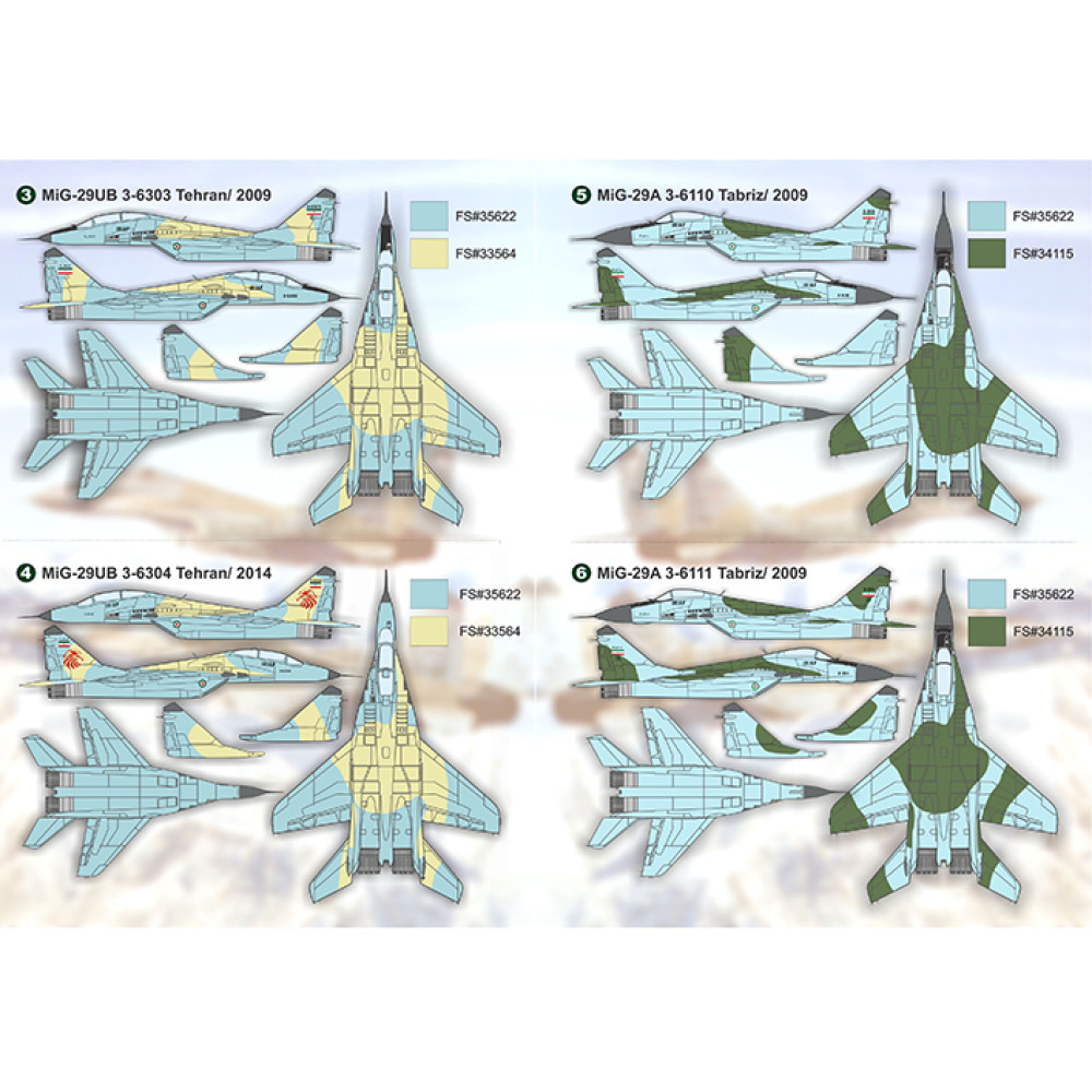 Shop MIG-29 Iranian / 48-129 Scale Model at Printscale.org, Scale: 1/48