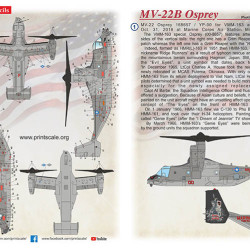 MV-22B Osprey Part 1 48-213 Scale 1/48