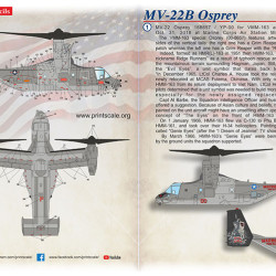 MV-22B Osprey Part-2 72-439 Scale 1/72