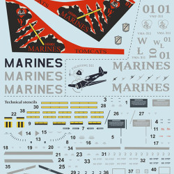 Mc Donnel Douglas AV-8B Harrier II Part 2 48-154 Scale 1/48