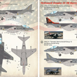 Mc Donnel Douglas AV-8B Harrier II Part 2 48-154 Scale 1/48