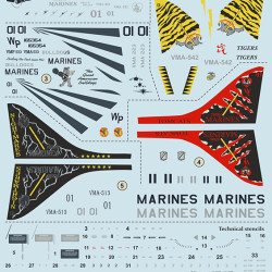 McDonnell Douglas AV-8B Harrier II 72-214 Scale 1/72