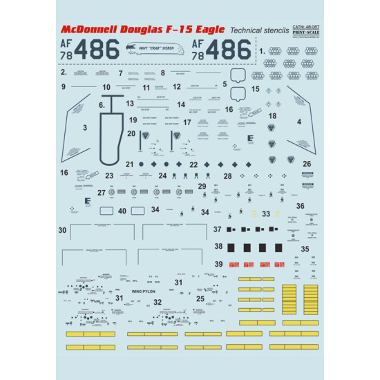 McDonnell Douglas F-15 Eagle 48-087 Scale 1/48