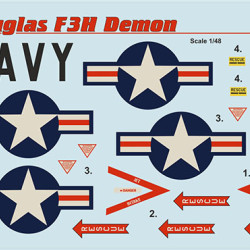 McDonnell F3H Demon Part-1 48-181 Scale 1/48