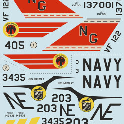 McDonnell F3H Demon Part-2 48-182 Scale 1/48