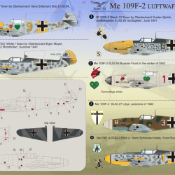 Me 109 F-2 Luftwaffe 72-048 Scale 1/72