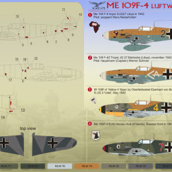 Me 109 F-4 Luftwaffe 72-049 Scale 1/72