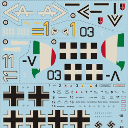 Me 109 F-4 Luftwaffe Part 1 48-052 Scale 1/48