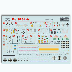 Messerschmitt Bf 109 F-4 144-020 Scale 1/144