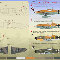 Messerschmitt Bf 109 F-4 144-020 Scale 1/144