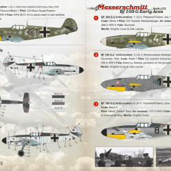 Messerschmitt Bf 109 G Early Aces 72-166 Scale 1/72