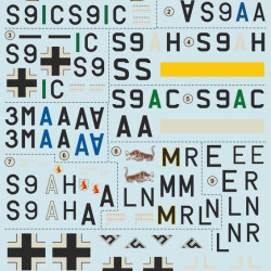 Messerschmitt Bf 110 Aces 72-210 Scale 1/72