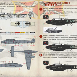 Messerschmitt Bf 110 Nightfighter and Interceptor-Aces 72-169 Scale 1/72