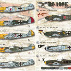 Messerschmitt Bf 109E 72-021 Scale 1/72