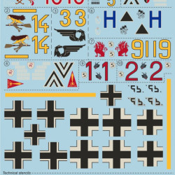 Messershmit Me-109 E Part 1 48-029 Scale 1/48