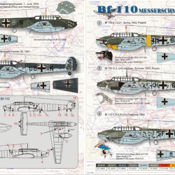 Messershmit Me-110 Part 1 48-027 Scale 1/48