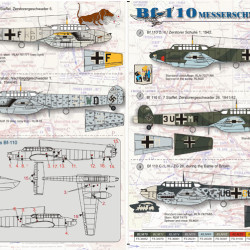 Messershmit Me-110 Part 2 48-028 Scale 1/48