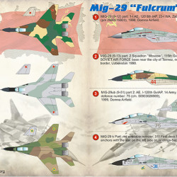 MiG 29 Fulcrum 72-407 Scale 1/72