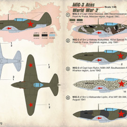 MiG-3 Aces of World War 2 48-130 Scale 1/48