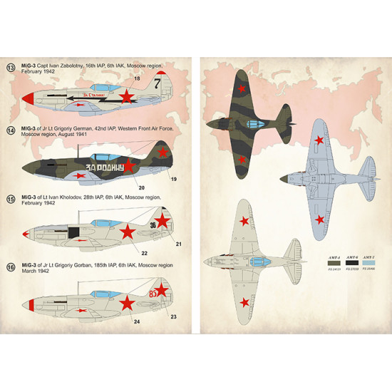 MiG-3 Aces of World War 2 72-283 Scale 1/72