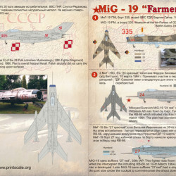 Mig-19 Farmer 48-012 Scale 1/48