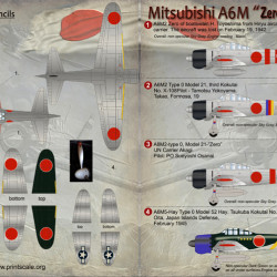 Mitsubishi A6M Zero 72-068 Scale 1/72