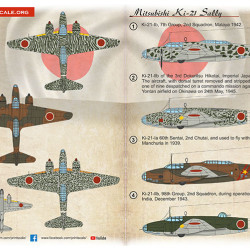 Mitsubishi Ki-21 72-444 Scale 1/72