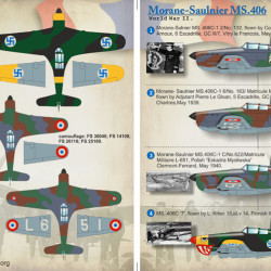 Morane-Saulnier MS. 406 48-079 Scale 1/48