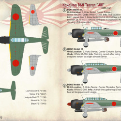 Nakajima B6N Tenzan Jill 72-212 Scale 1/72