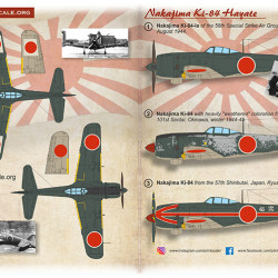 Nakajima Ki-84 Hayate 72-483 Scale 1/72