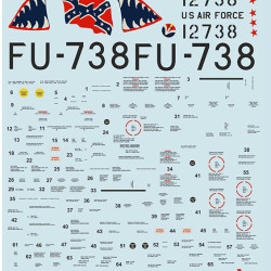 North American F-86 Sabre Part-2 32-018 Scale 1/32