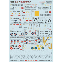 OH-58 "KIOWA" 72-070 SCALE 1/72